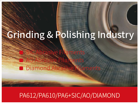 INDUSTRIAL FINISHING GRINDING POLISHING ABRASIVE FILAMENT