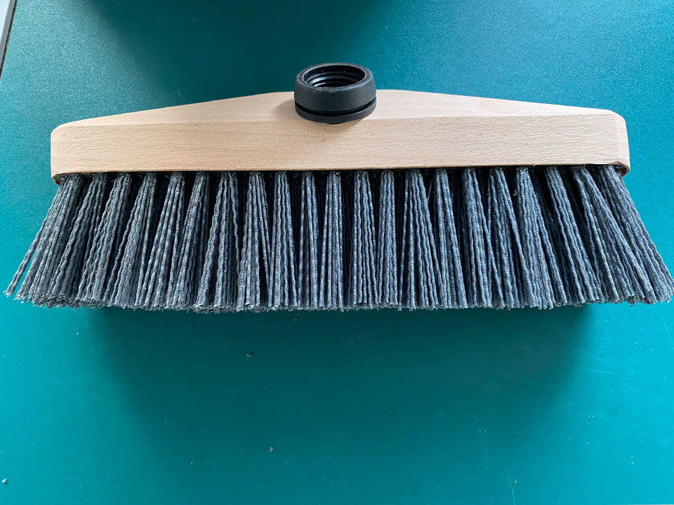 Silicon Carbide Broom Brush for cleaning outdoor bamboo terr