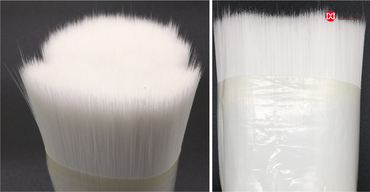 White Solid Tapered Paint Brush Mono Bristle Filament插图