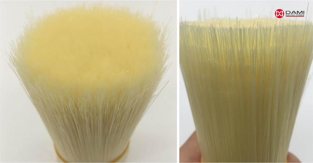 Off-white Sythetic Imitation Paint Brush Bristle Filament插图