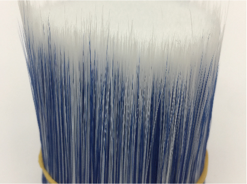 White mixed Blue PBT Solid Tapered Paint Brush Filament