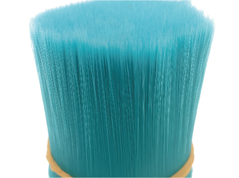 Cyan PBT PET Solid Tapered Bristle Paint Brush Filament