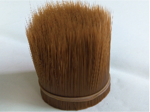 Brown Tapered PBT PET NYLON Make-up Brush Filament