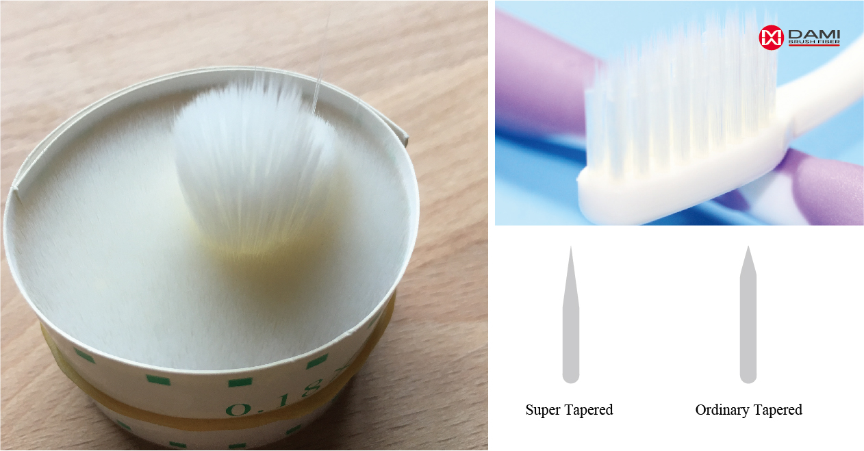 Super Tapered PBT Toothbrush Bristle Filament插图