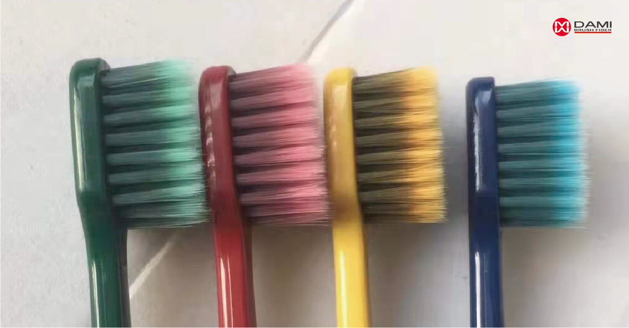 Volcanic Charcoal Dual Color PBT Tapered Toothbrush Filament插图