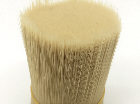 Light blonde Off-white Solid Round Tapered Paint Brush Bristle Filament