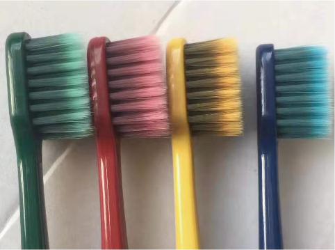 Volcanic Charcoal Dual Color PBT Tapered Toothbrush Filament