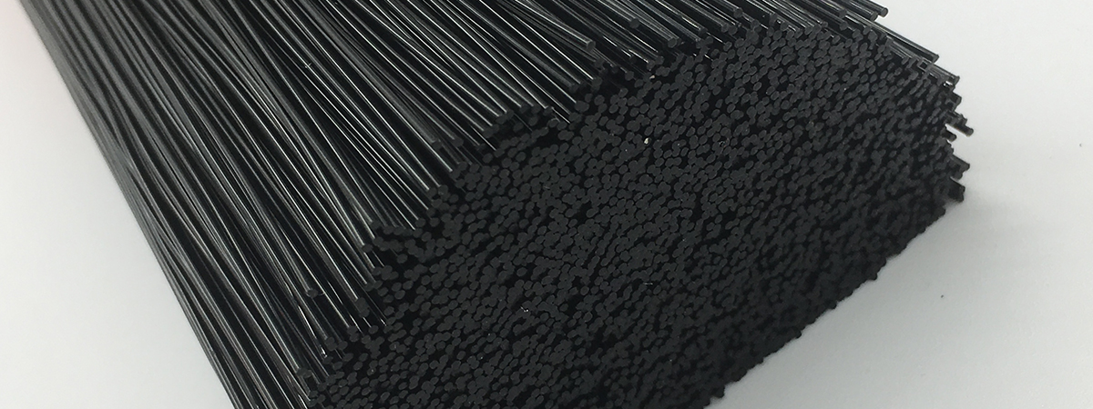 Nylon 66 bristle for hair brush